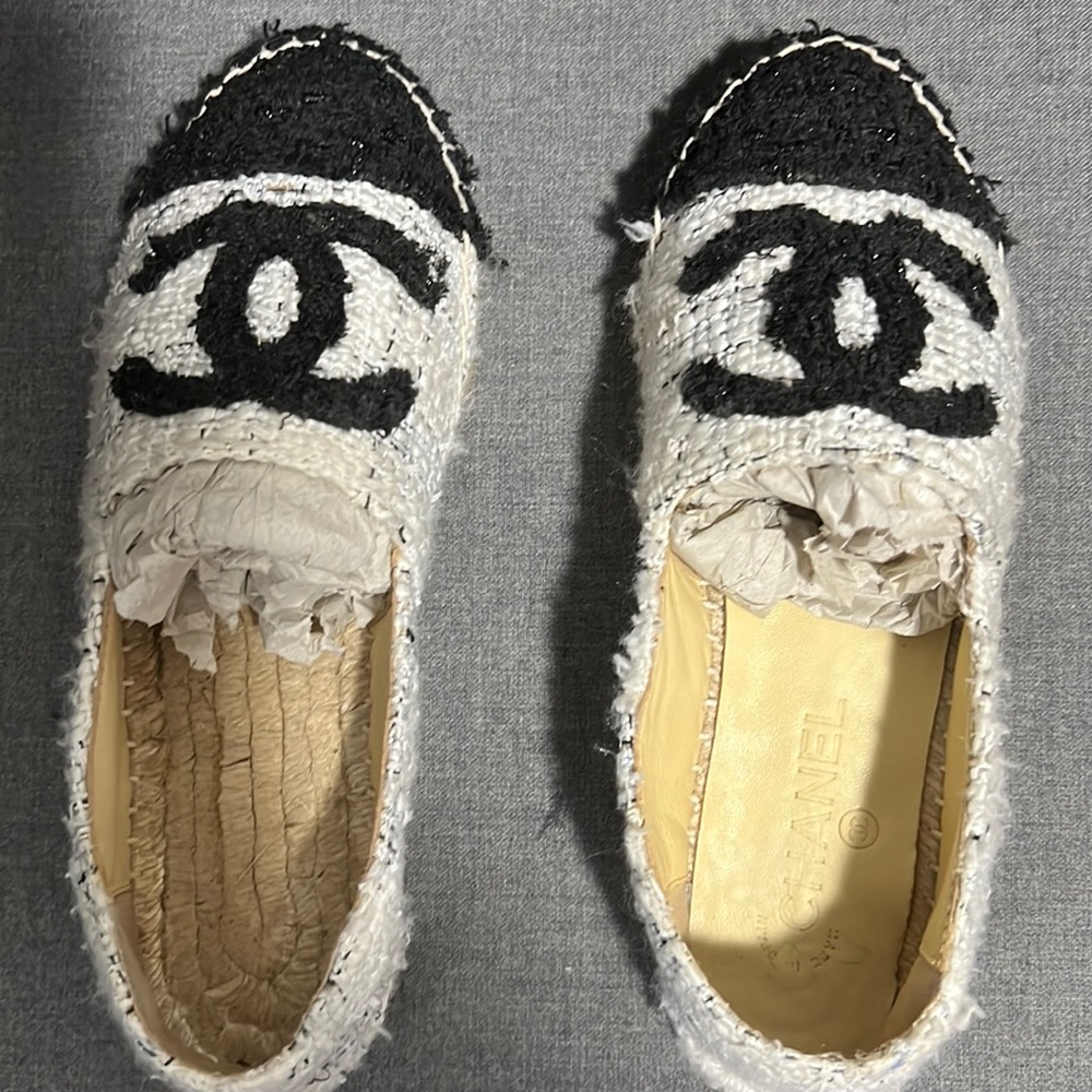Chanel Tweed Espadrilles